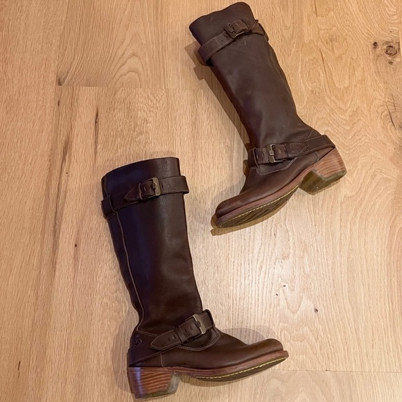 Dr. Martens Shoes - Vintage Dr. Martens Brown Mid Calf Boots Size 6